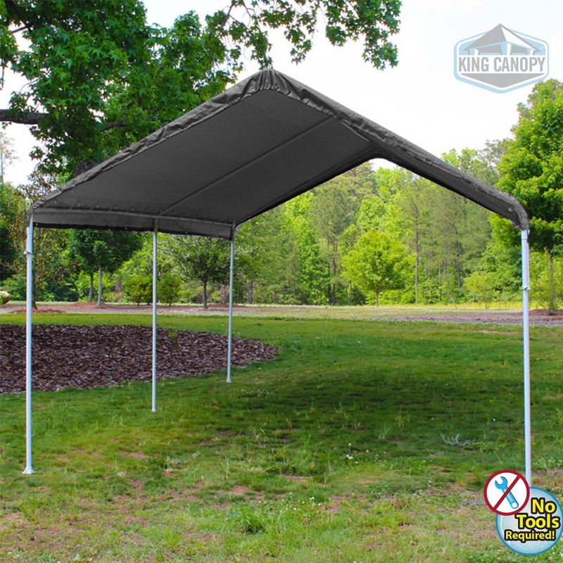 King Canopy 10'x20' Universal 6 Leg Tent with Silver Cover
