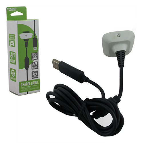 KMD - Charge Cable Charger for Xbox 360 - White