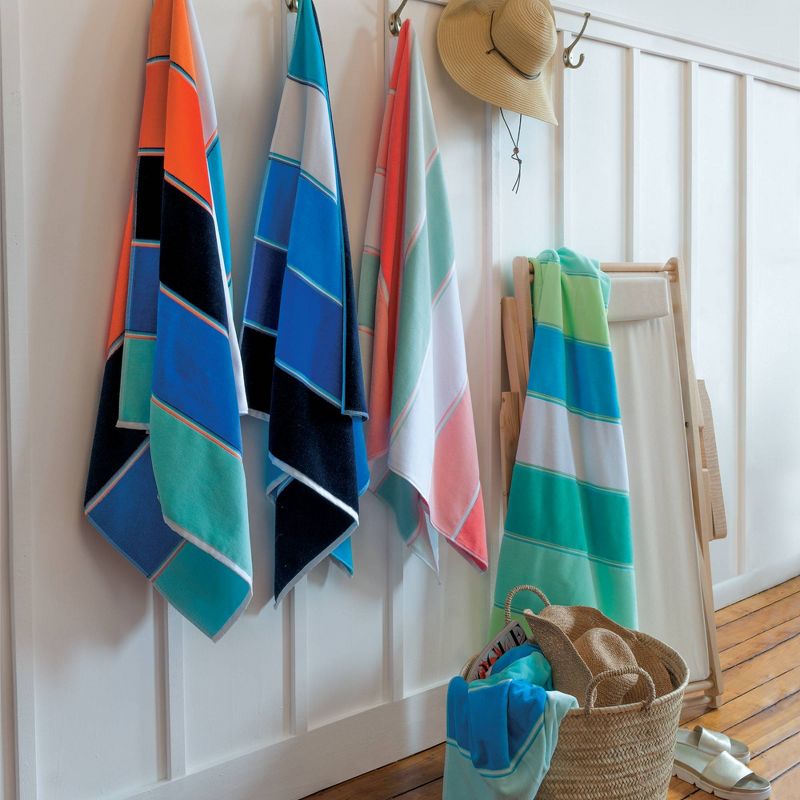 Maya Beach Towel Blue - Caro Home