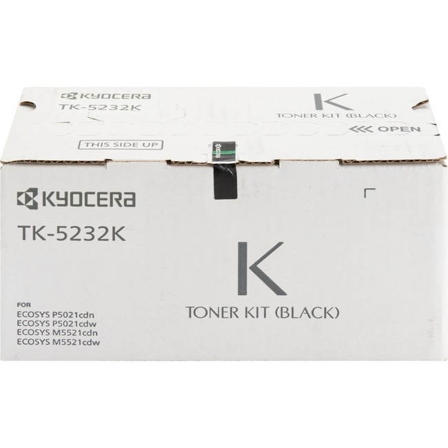 Kyocera TK-5232K, TK5232K Black Toner Cartridge