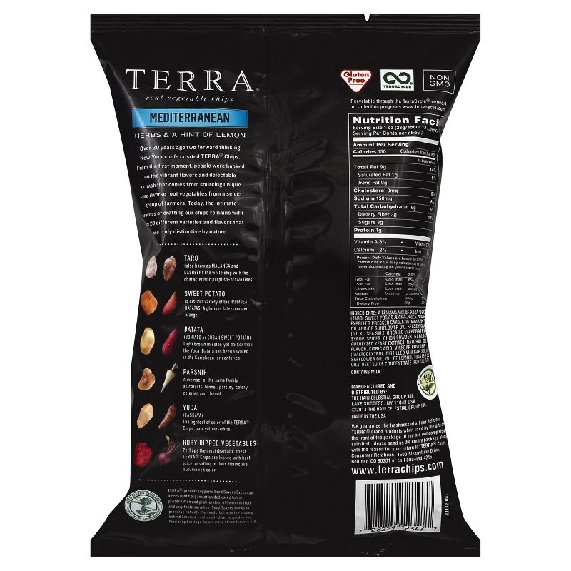 Terra Mediterranean Vegetable Chips - 6.8oz