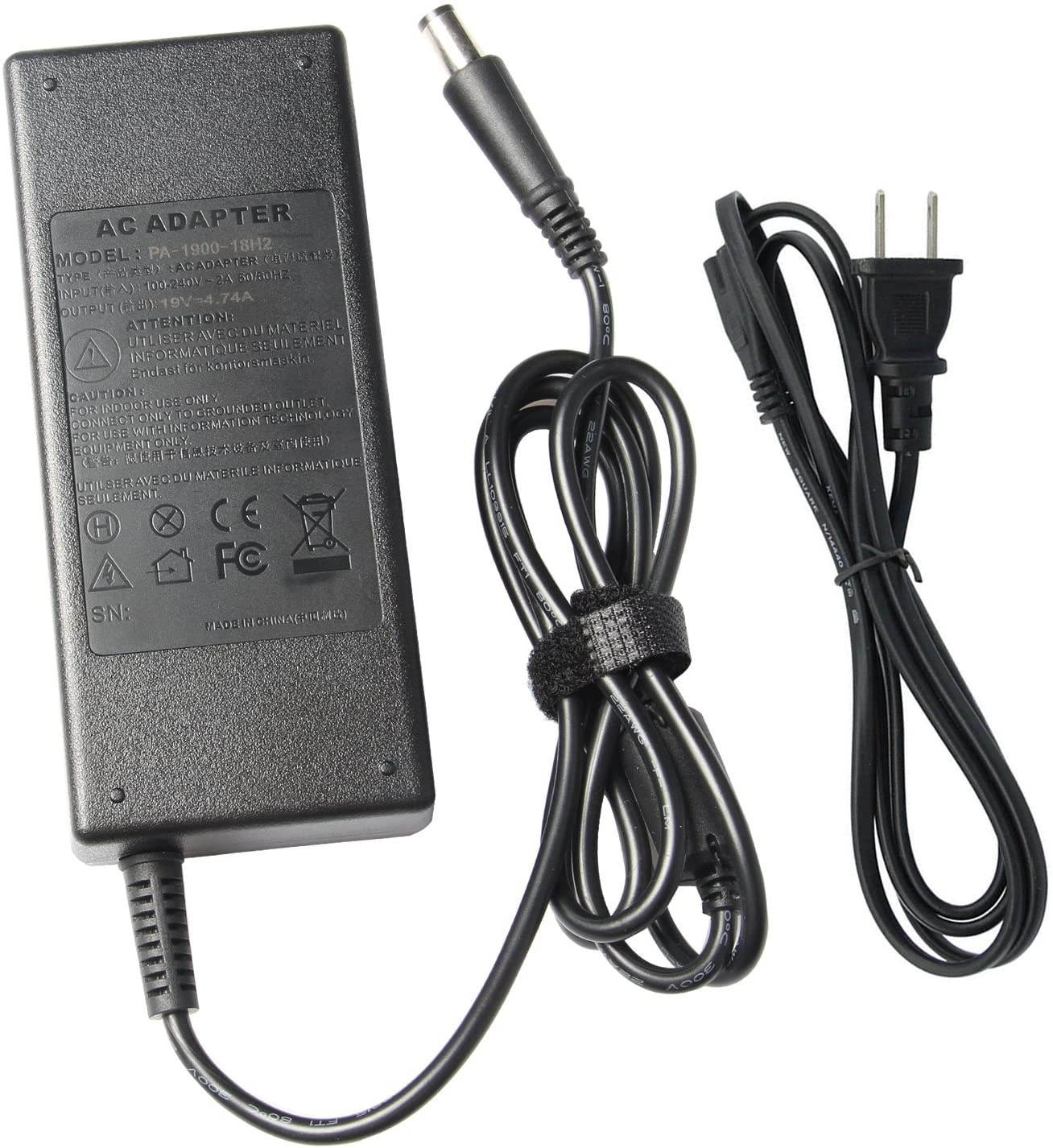 ARyee 90W AC Adapter Charger for HP Pavilion All-in-One Desktop PC 18-5110 19-2304 20-B010 20-B013W 20-B014 21-h010 21-2024 22-3010 22-3020 22-3030 22-3110 23-g010 Power Supply
