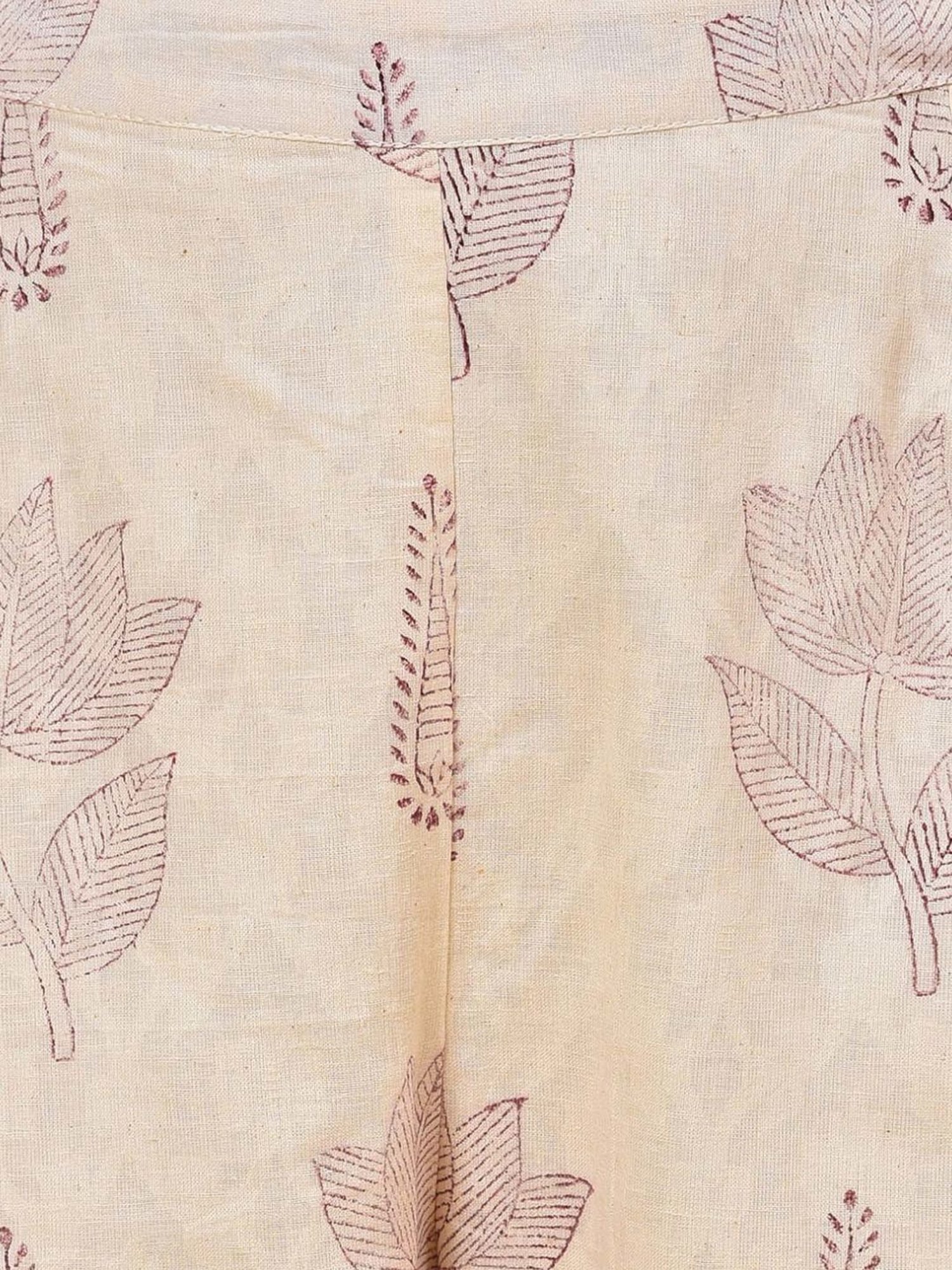 NUHH Susegad Lounge In The Ecru Kurta & Pant Set