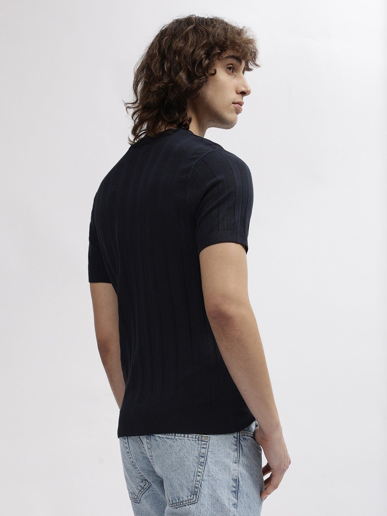 Lindbergh Navy Regular Fit T-Shirt