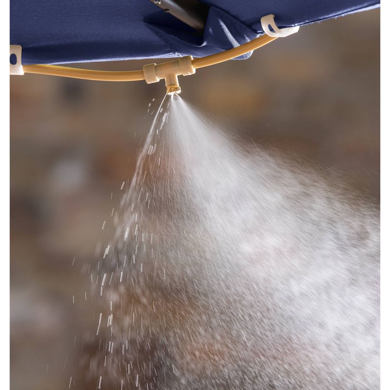 9' Market Umbrella with Mister Kit - Island Umbrella