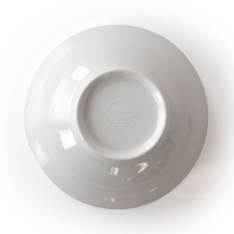 Studio California Cobalt Bay 4 Piece 7.5 Inch Melamine Bowl Set in Red