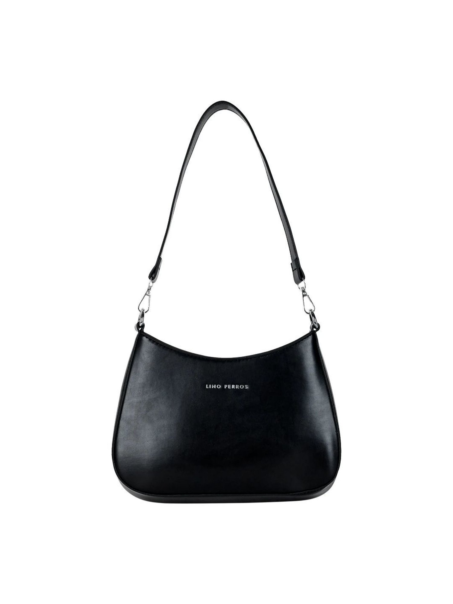 Lino Perros Black Medium Hobo Bag