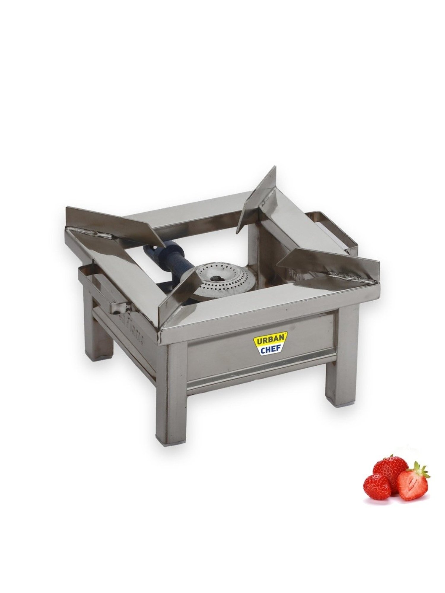 Urban Chef Gas Stove with Single Burner ( Silver )