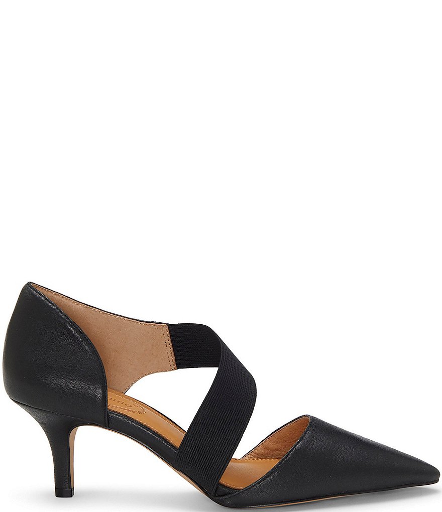 CC Corso Como Denice Leather Asymmetrical Pointed Toe Pumps