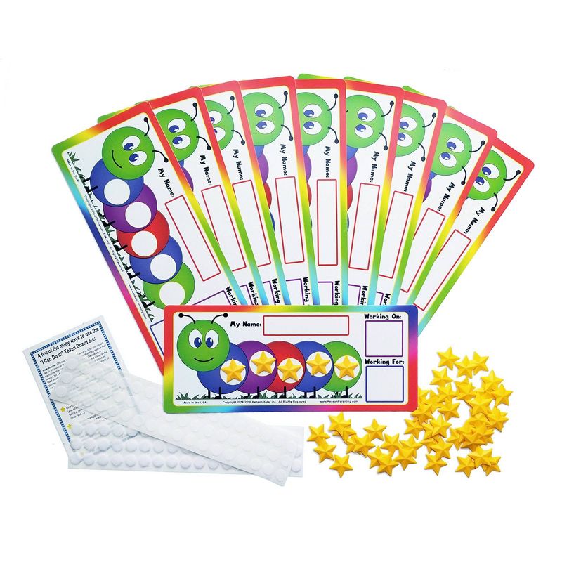Kenson Kids Token Board Caterpillar, Classroom Pack