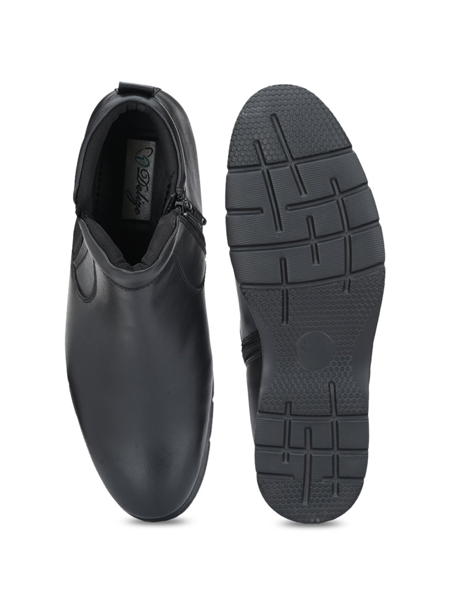 Delize Men's Black Formal Boots