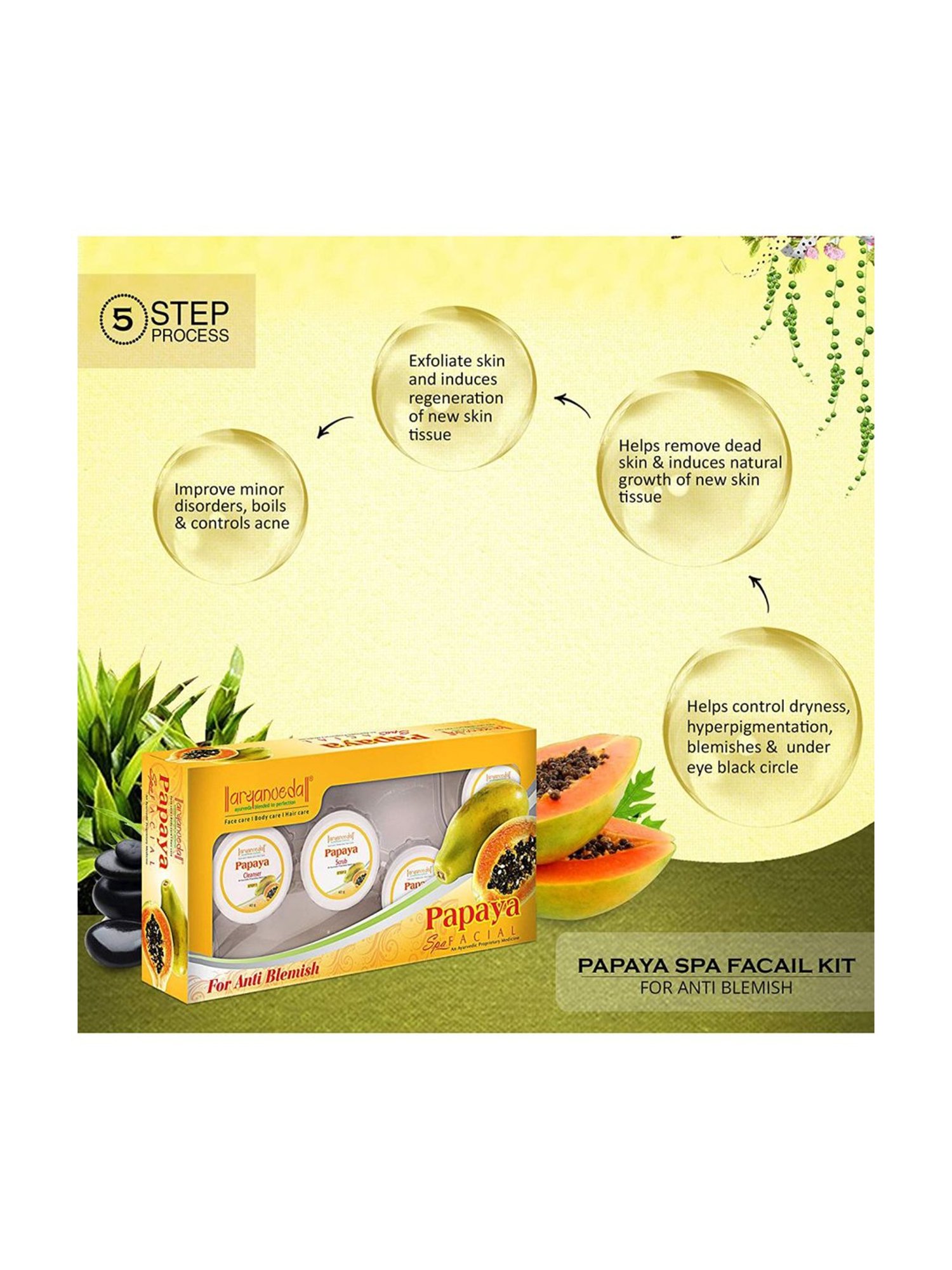 Aryanveda Papaya Facial Kit