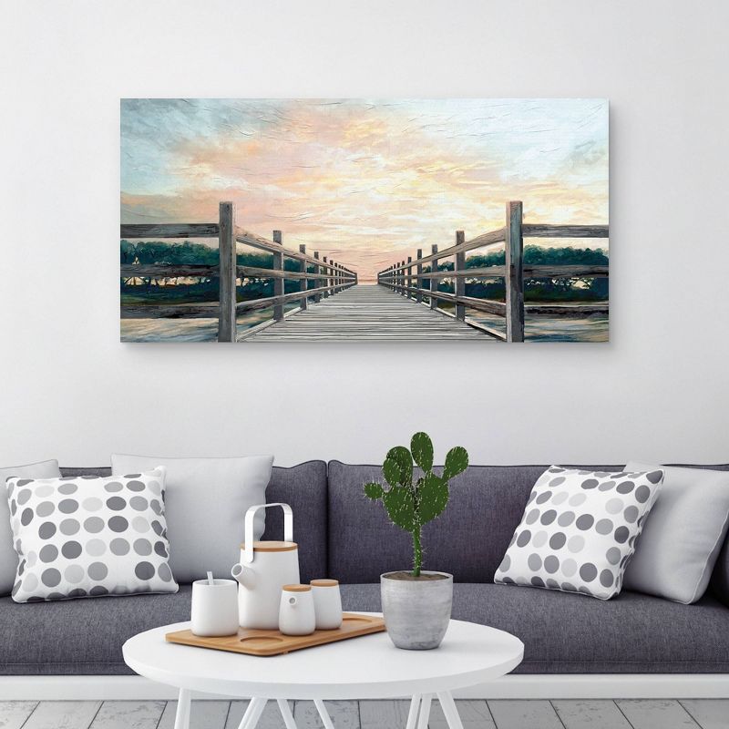 24" x 48" Pathway by Studio Arts Unframed Wall Canvas - Masterpiece Art Gallery