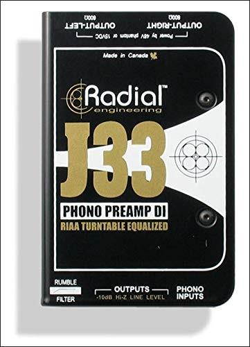 Radial J33 Active Turntable DI and Pre-Amp
