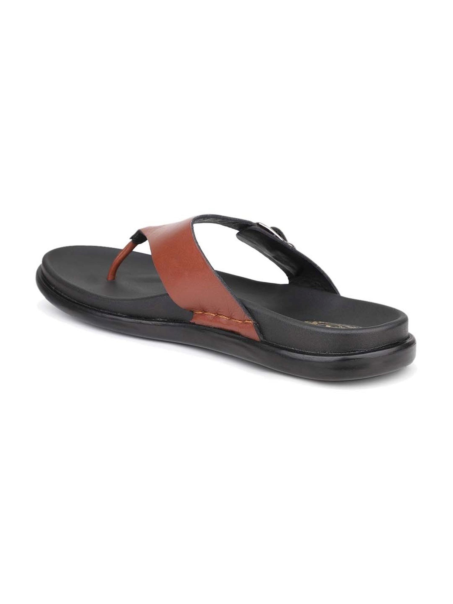 Atesber Men's Tan Thong Sandals