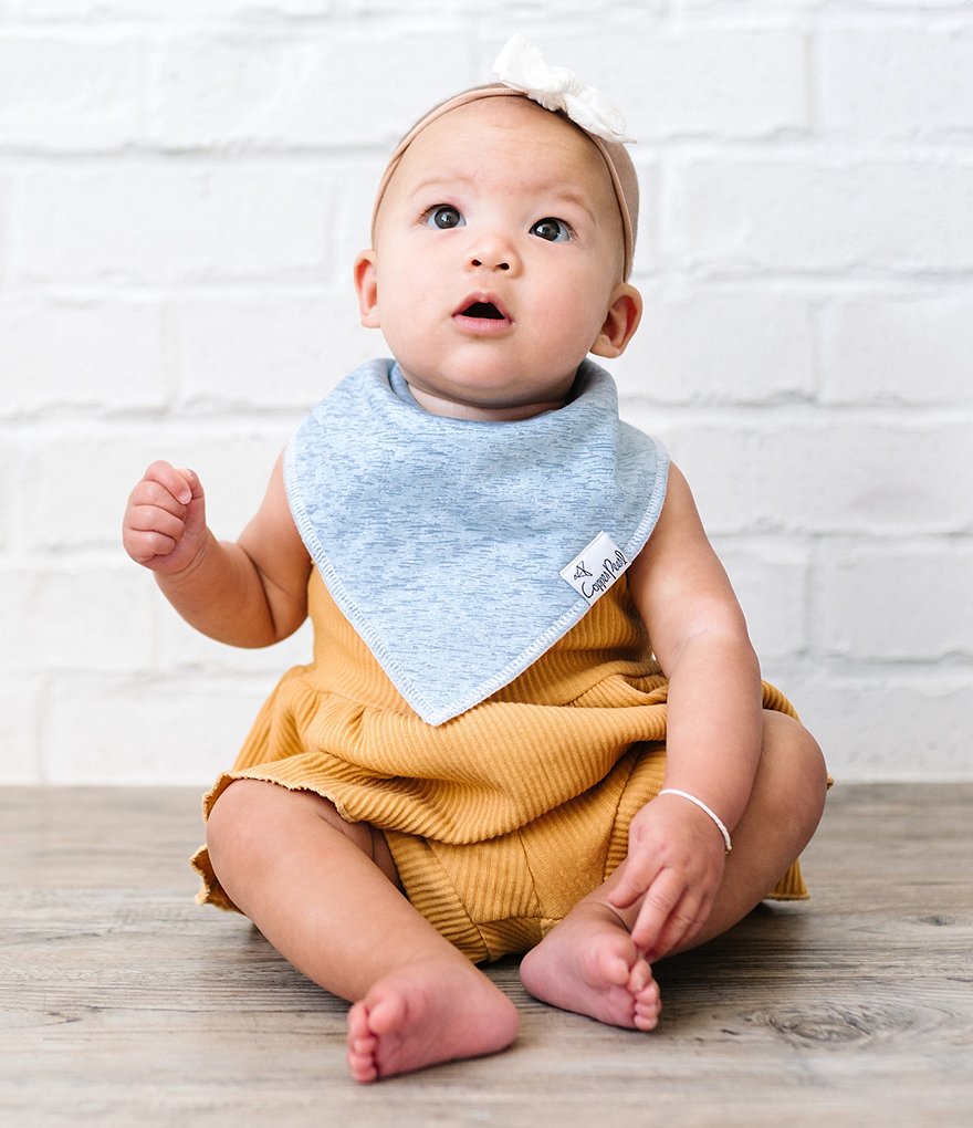 Copper Pearl Baby Lennon Bandana Bibs 4-Pack