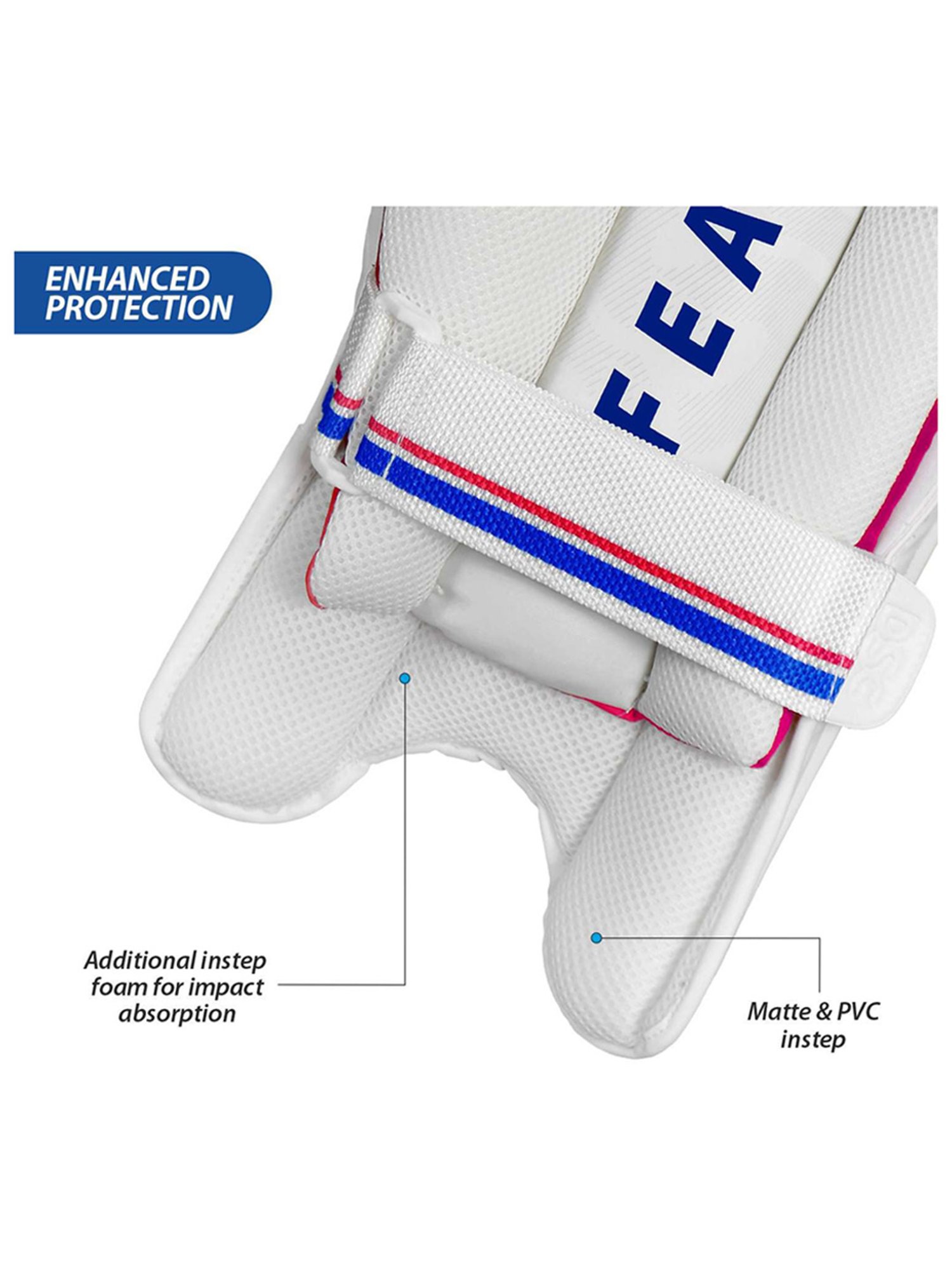 DSC Intense Passion Cricket Batting Legguard Size - Boys