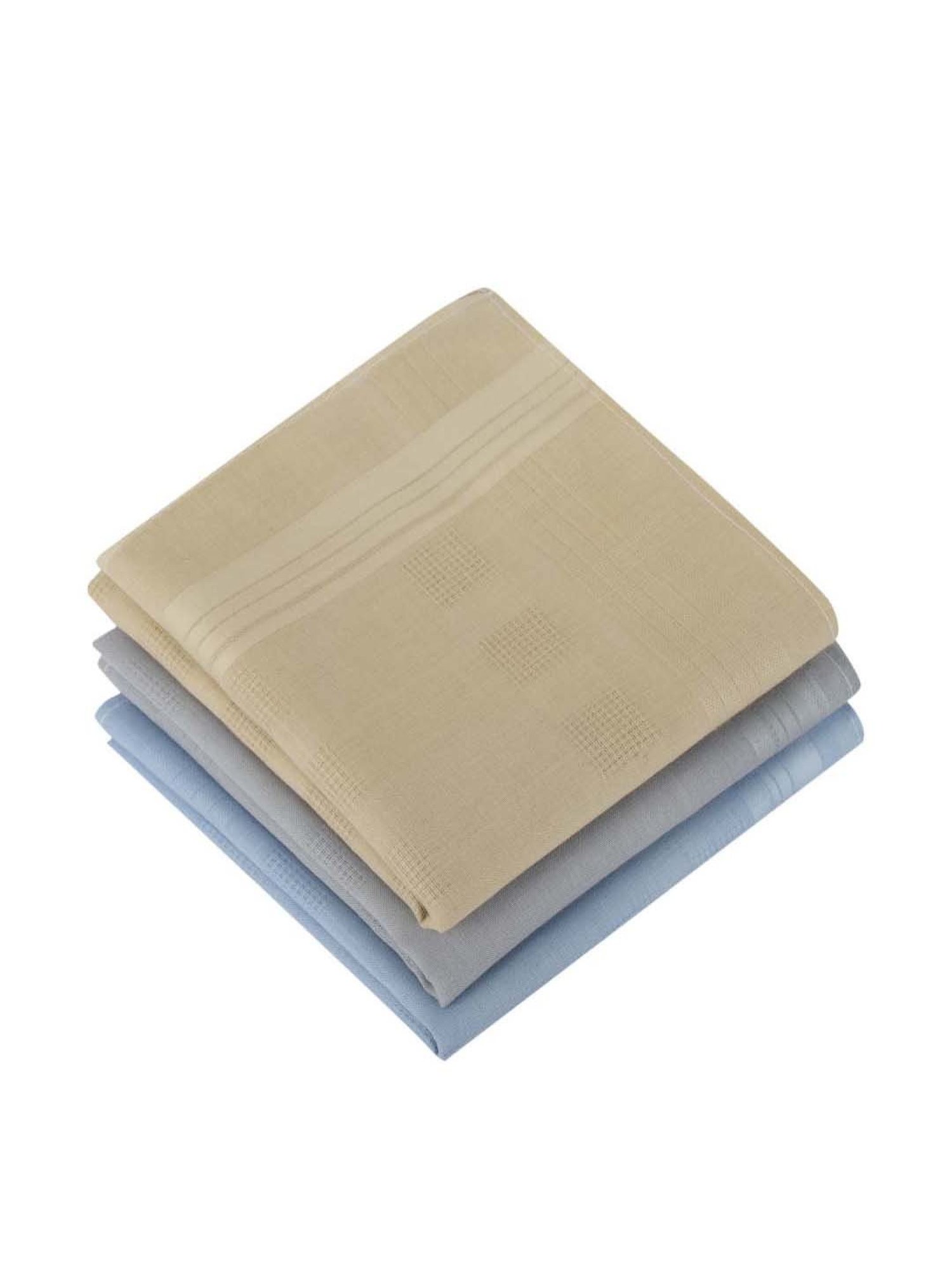 Crusset Multicolor Cotton Handkerchief - Pack of 6