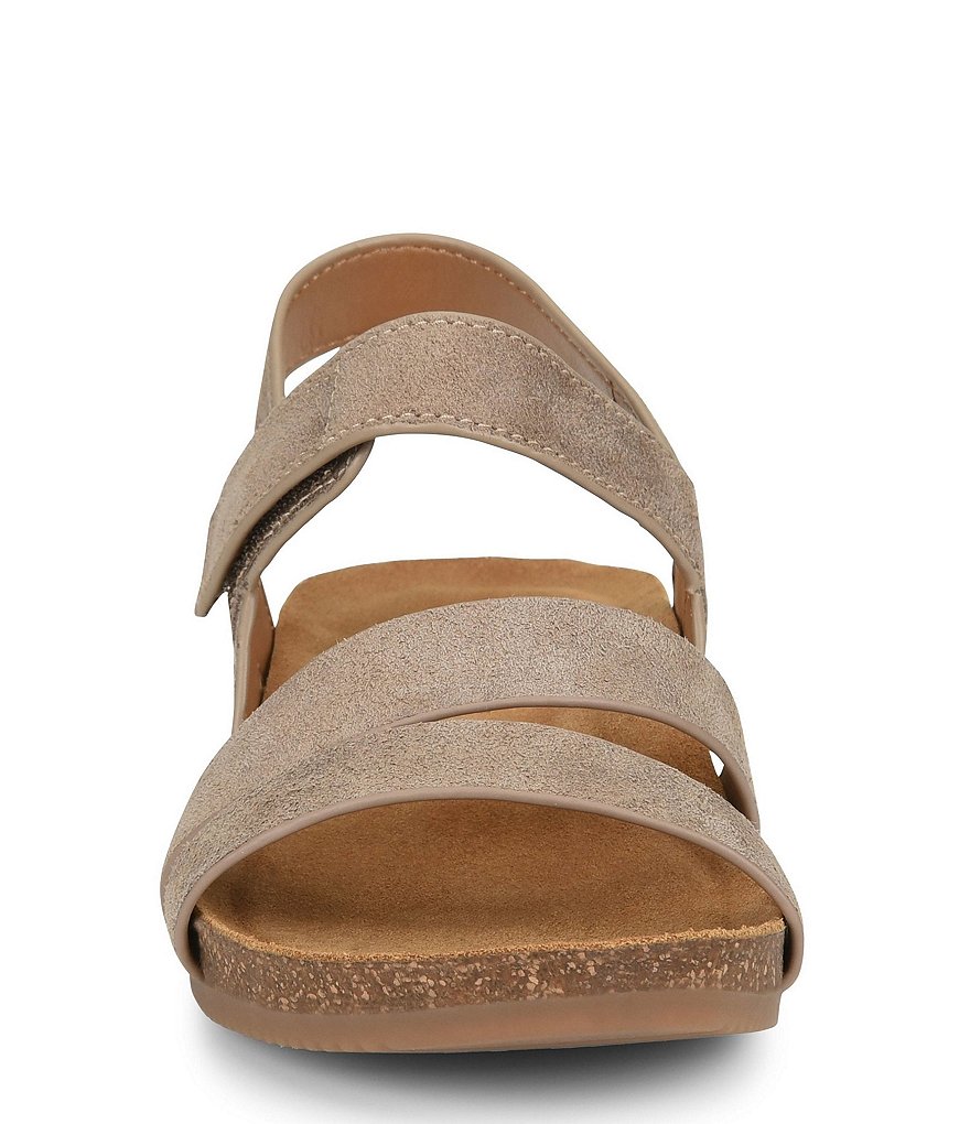 Comfortiva Gardena Suede Footbed Sandals