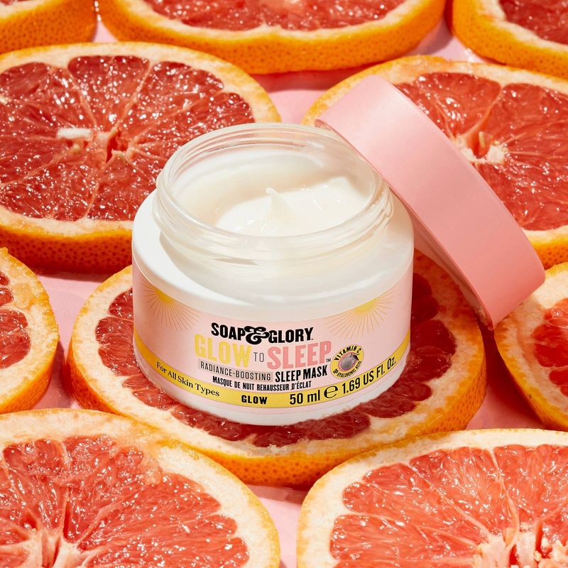Soap & Glory Glow to Sleep Vitamin C Radiance-Boosting Sleep Mask - 1.69 fl oz