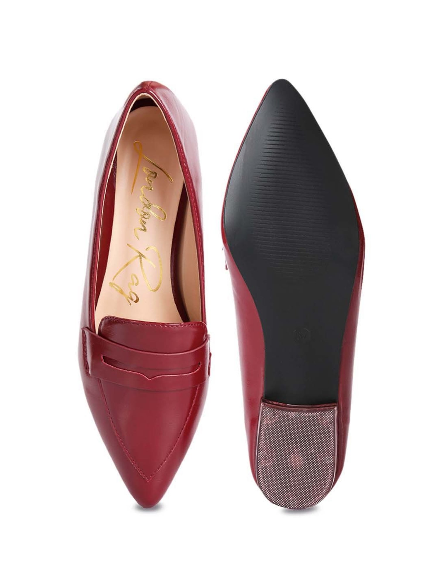 London Rag Women's Red Casual Loafers