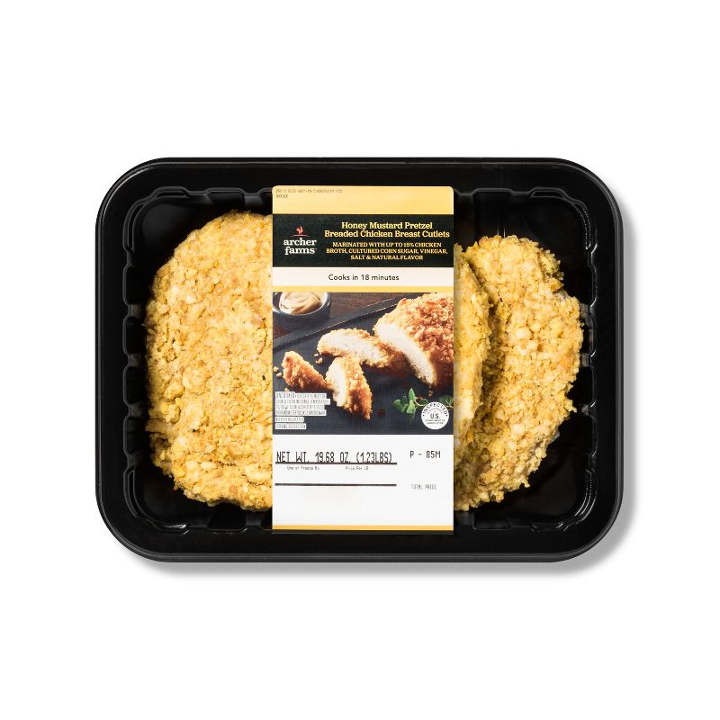 Honey Mustard Pretzel Breaded Chicken Breast - 16oz - Archer Farms™