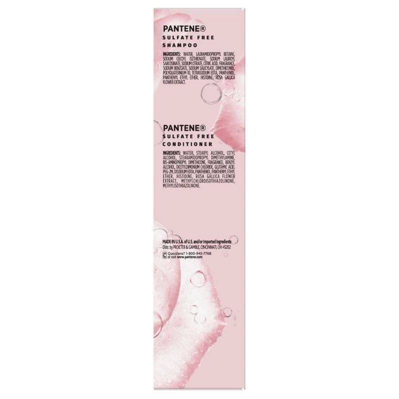 Pantene Rose Water Shampoo and Conditioner Dual Pack- 17.8 fl oz