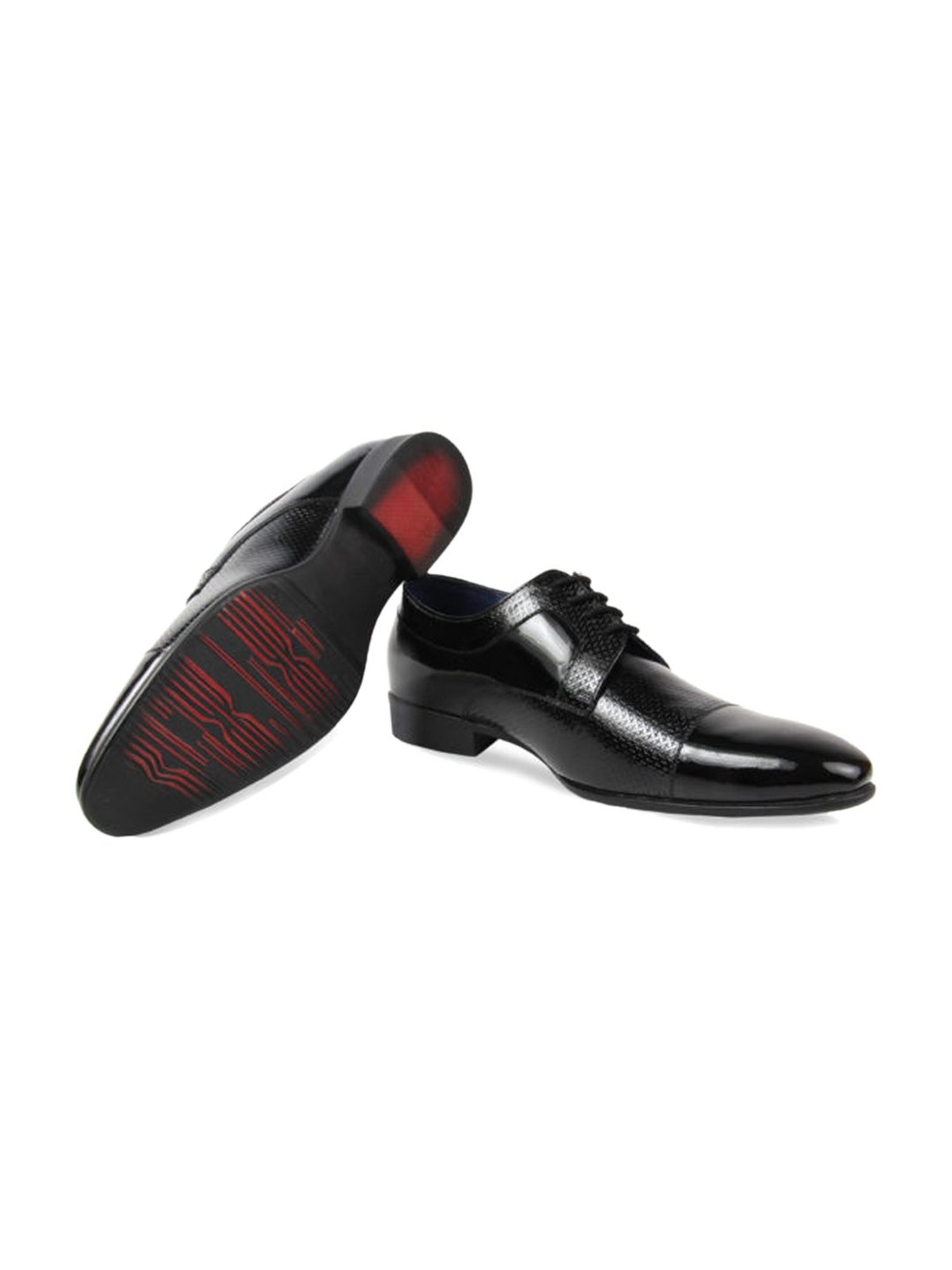 Zuccaro by Regal Black Derby Shoes