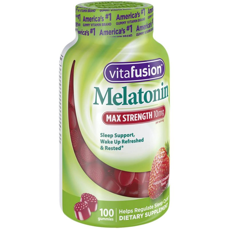 Vitafusion Max Strength Melatonin Gummies - 100ct