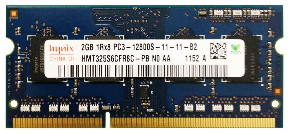 HYNIXHynix Hmt325S6Cfr8C-Pb Hynix 2Gb 204P Pc312800 Cl11 8C 256X8 Ddr31600 1Rx8 1.5V Notebook Sodimm Memory