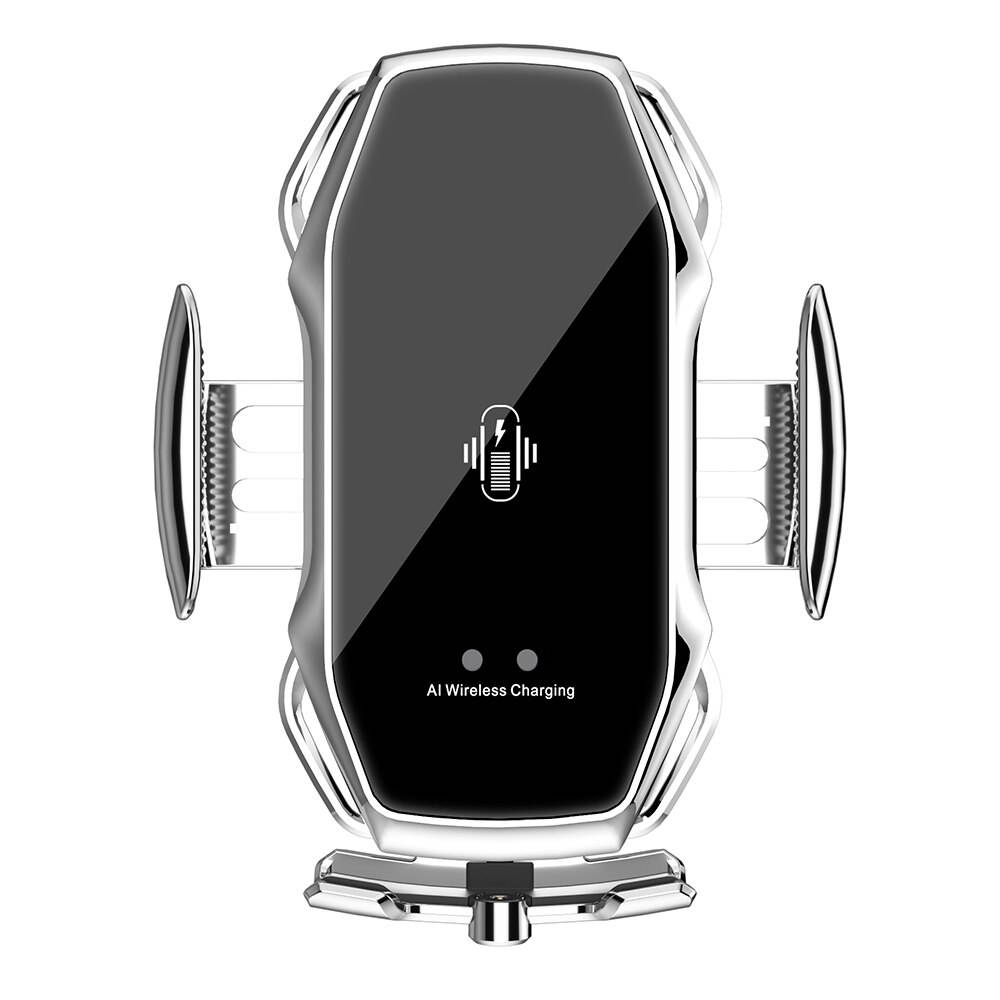 Magnetic car wireless charging bracket universal mobile phone A5S fast charging installation ventilation clip charger