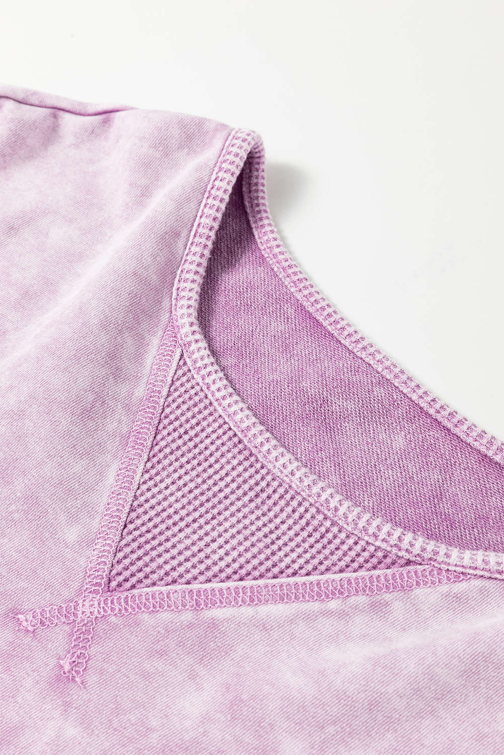 White Tie-dye Print Oversized Boyfriend T Shirt