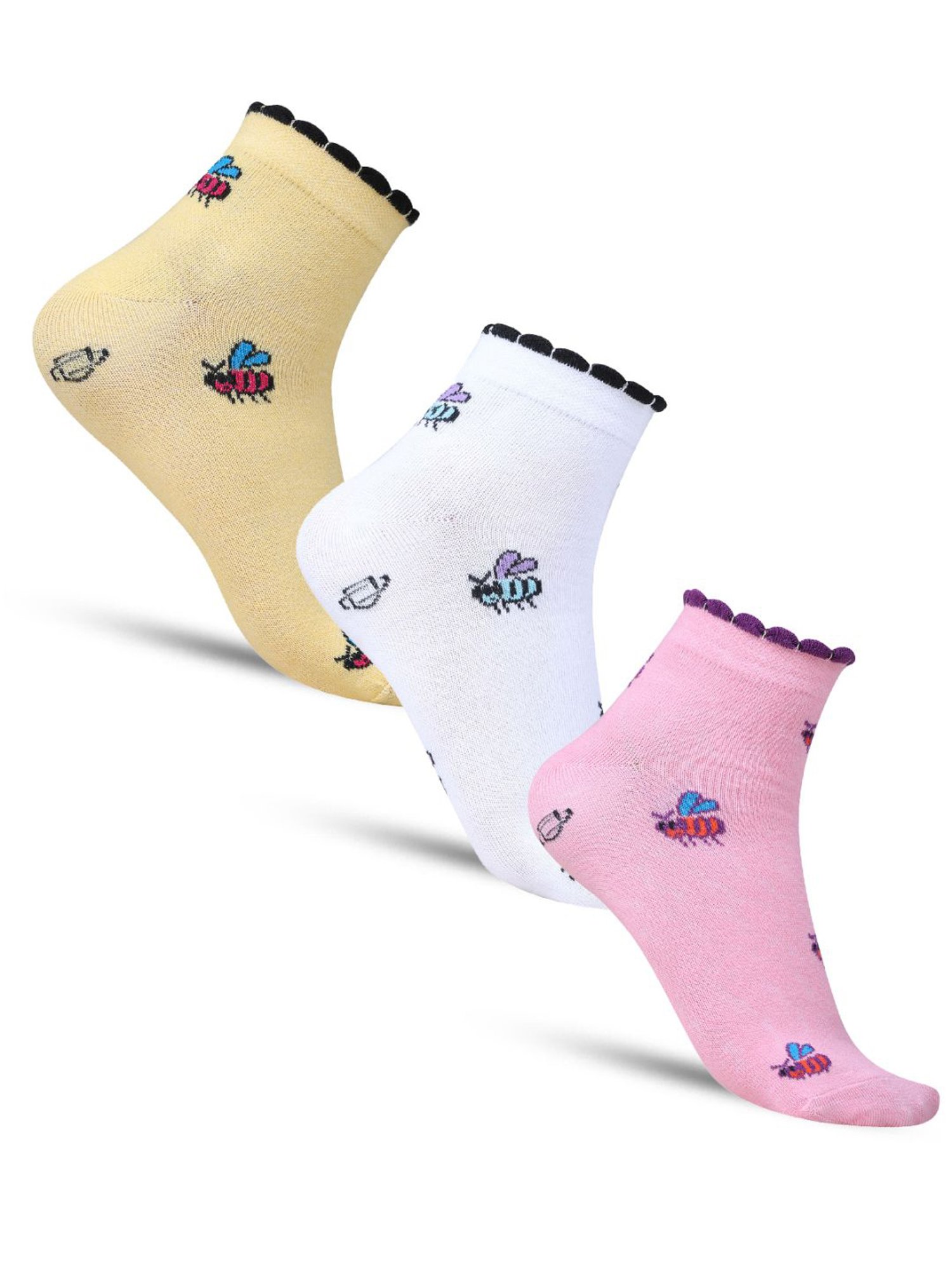 Dollar Socks For Women's Casual Ankle Length In (Pack of 5)