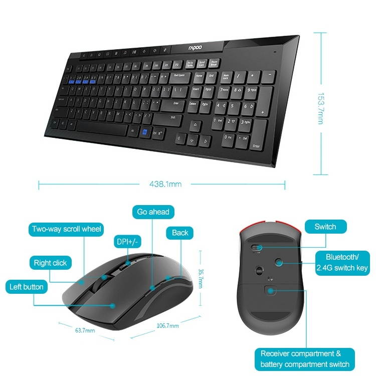 Glorious Modular Mechanical Gaming Keyboard (GMMK)- Barebone Edition (DIY Assembly Required) (Full Size, Black) + Glorious Black Aura Keycaps (Bundle)