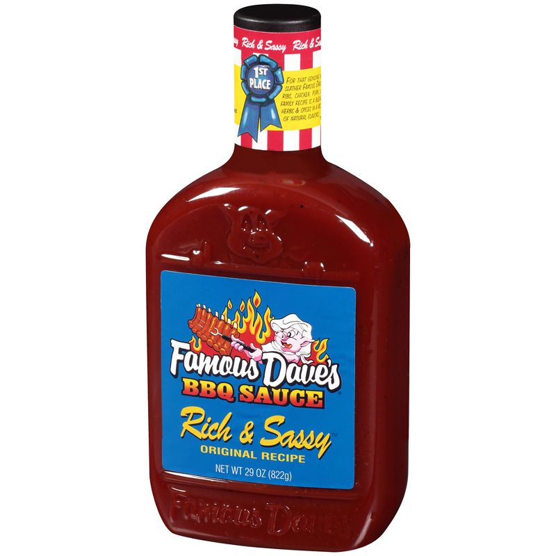 Famous Dave's Rich & Sassy Barbeque Sauce - 29oz