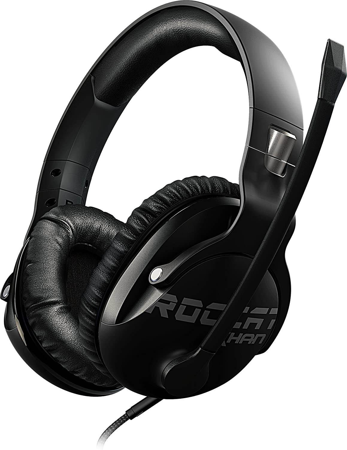 ROCCAT Khan Pro High Resolution Wired Gaming Headset with Microphone- Black