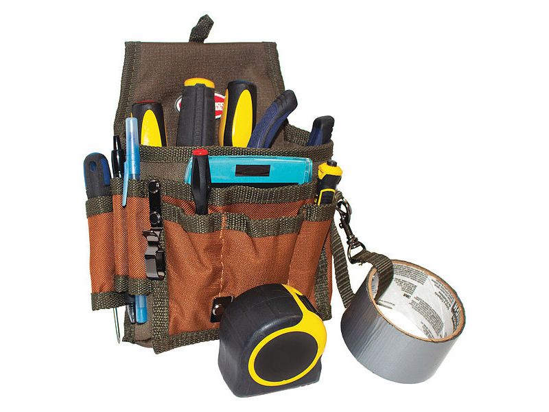 BUCKET BOSS 10030 Tool Organizer,Bucket,30 Pocket, 600 Poly Ripstop Fabric, 30