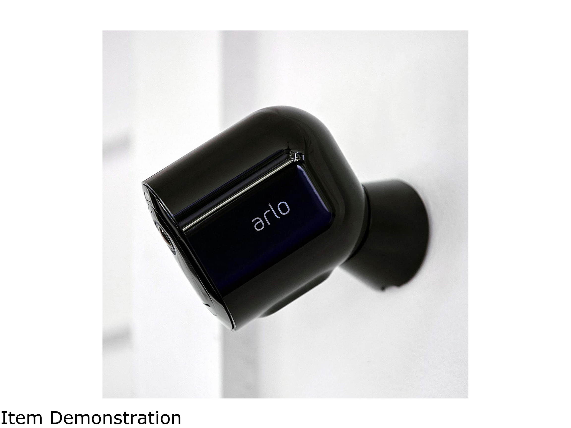 Arlo Pro 4 Wire-Free Spotlight Camera - 3 Cameras Pack - 2K Video with HDR | Indoor/Outdoor Security Cameras with Color Night Vision, Spotlight, 160&deg; View, 2-Way Audio, Siren - Black