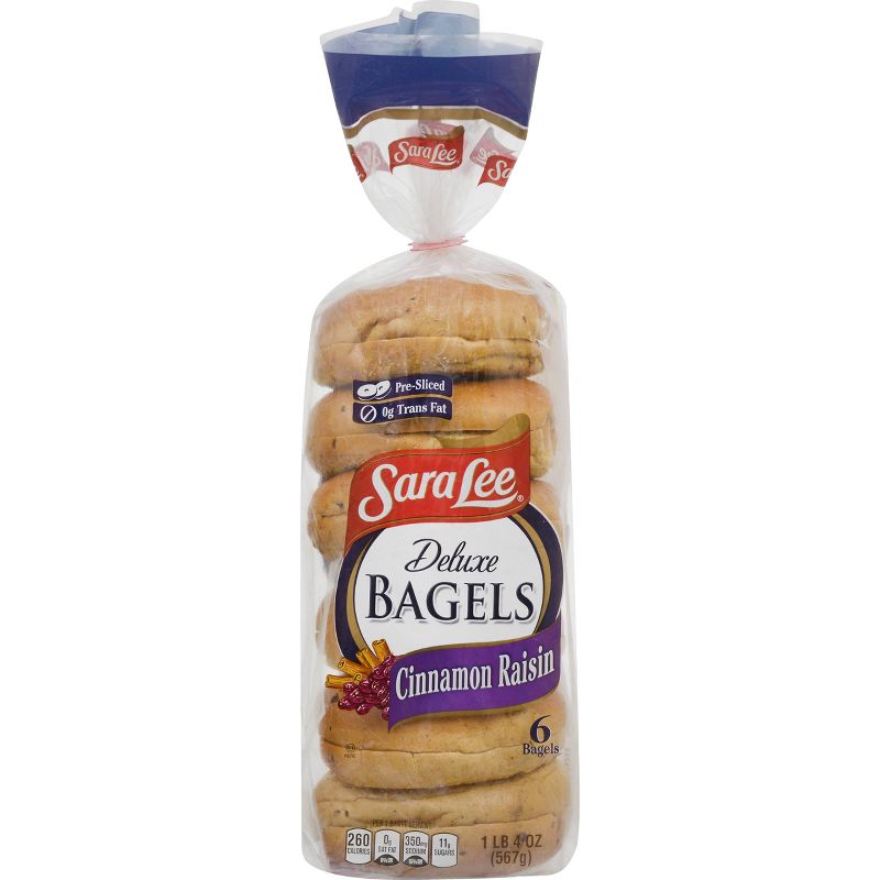 Sara Lee Cinnamon Raisin Bagels - 20oz