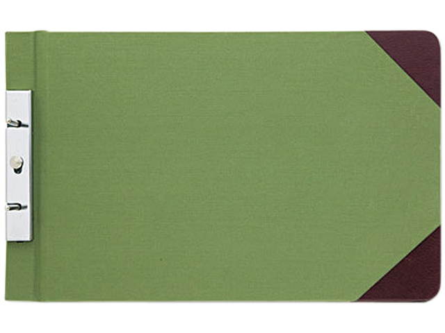 Wilson Jones 278-31 Canvas Sectional Post Binder, 8-1/2 x 14, 2-3/4 Center, Green