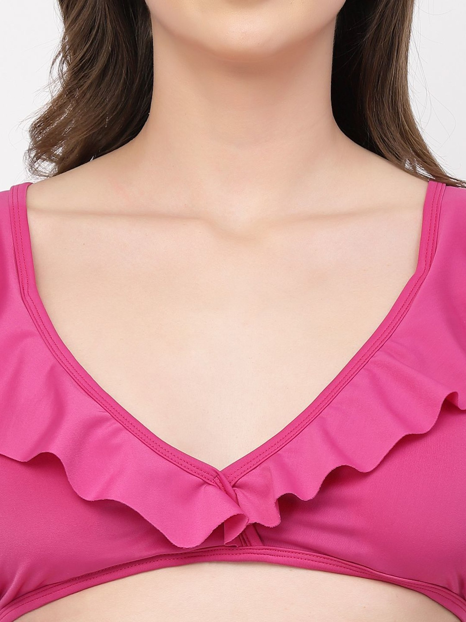 Cukoo Pink Plain Swimwear