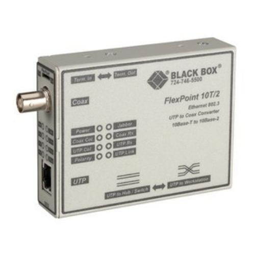 Black Box FlexPoint 10BASE-T to BNC Media Converter