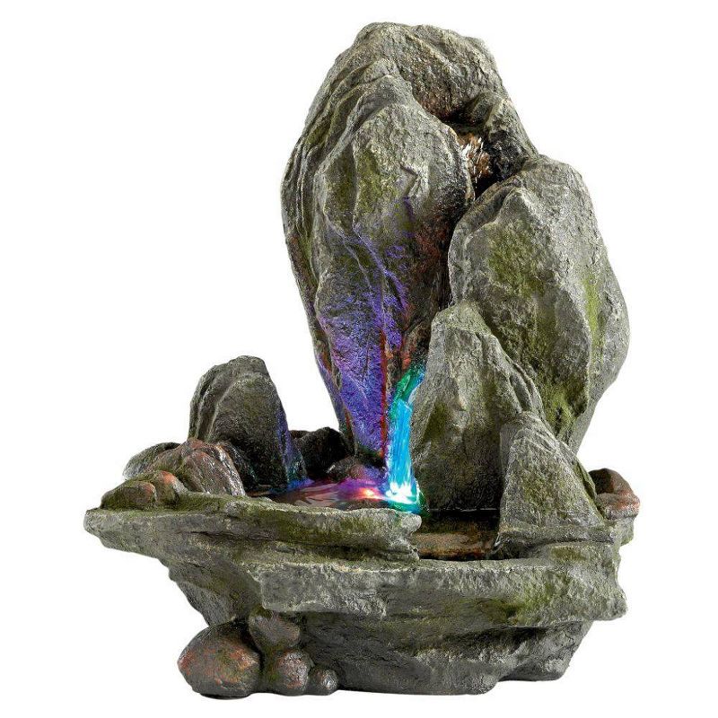 Boulder Falls Cascading Tabletop Fountain - Acorn Hollow