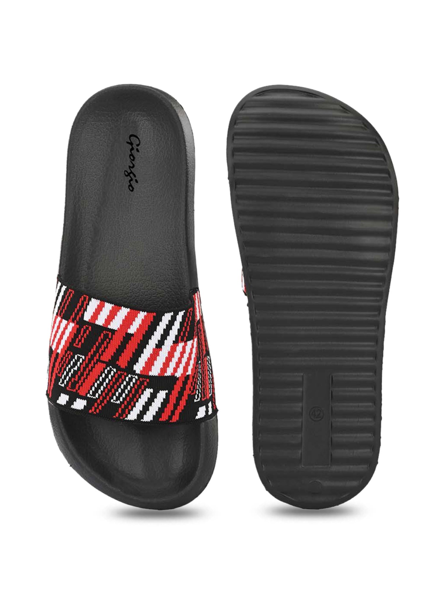 Giorgio Men's Red Slides