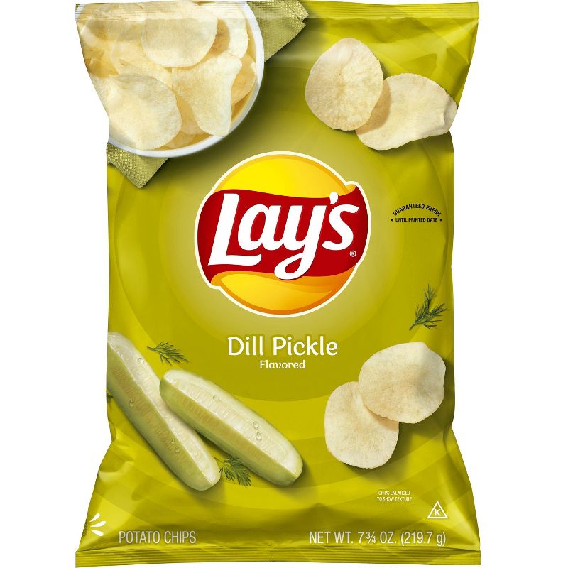 Lay's Dill Pickle Flavored Potato Chips - 7.75oz