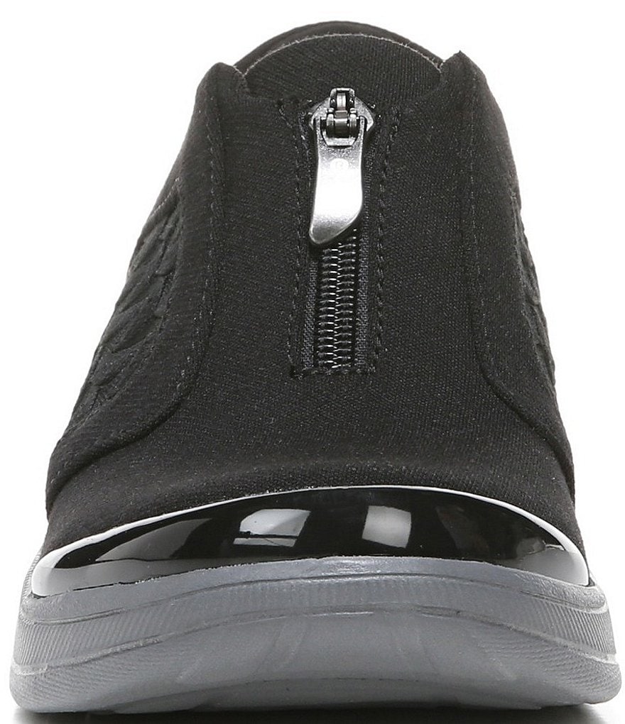 Bzees Florence Center Front Zip Slip-On Washable Sneakers