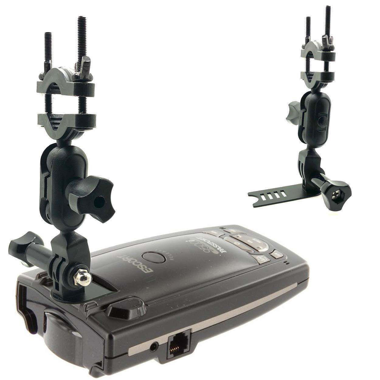 AccessoryBasics Car Rearview Mirror Radar Detector Mount for Escort Passport 9500ix 9500i Passport 8500 7500 X50 x70 x80 Solo S2 S3 S4 SC 55 s75 s75g Beltronics RX65 Red Vector 995 955 Radar