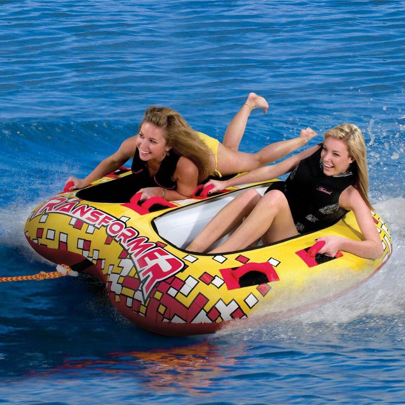 Airhead Transformer 2 Person Double Rider Inflatable Towable Lake Tube | AHTF-2