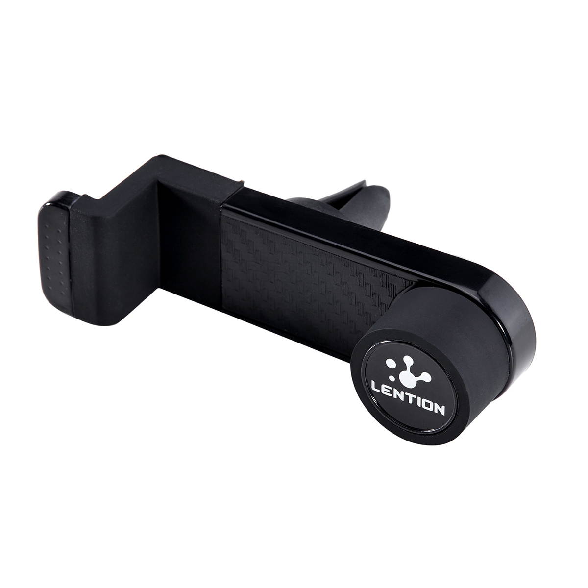 LENTION Air Vent Phone Holder, Mobile Clip Stand Car Mount for 3.5 Inch - 6 Inch iPhone, iPod, Smart Phone, PSP, GPS - Red