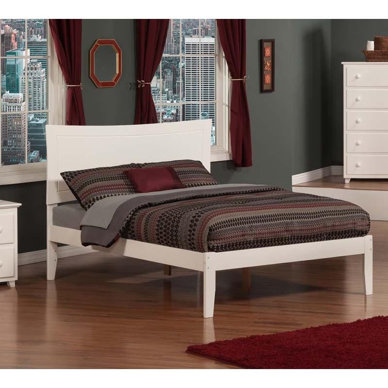 Metro Full Open Foot White - Atlantic Furniture